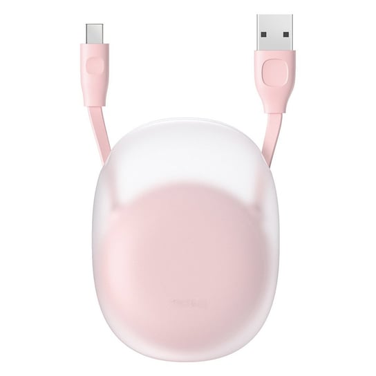 Baseus Let''s go Little Reunion kabel USB - USB Typ C 2 A 1 m biały (CATRN-24) - Biały || Różowy \ USB Typ A (męski) || USB Typ C (męski) Baseus