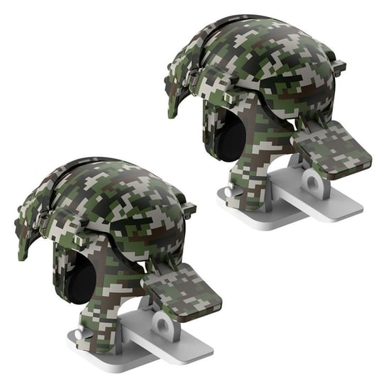 Baseus Level 3 Helmet PUBG pad gamepad joystick do telefonu do gier Camouflage szary (GMGA03-A0G) - Camo || Szary Baseus