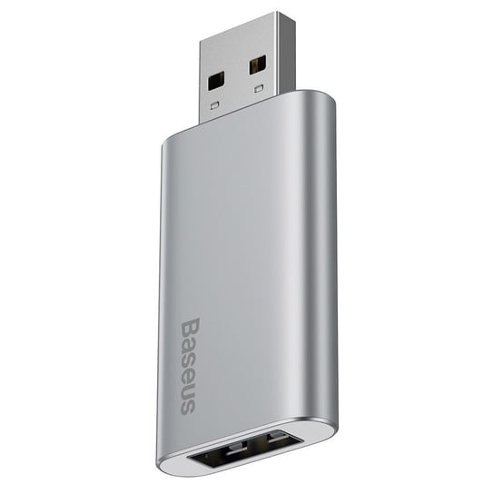 Baseus pamięć przenośna pendrive 32 GB z dodatkowym portem USB do ładowania srebrny (ACUP-B0S) - Srebrny \ 32 Baseus