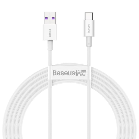 Baseus Superior kabel USB - USB Typ C 66 W 6A 2 m Biały (CATYS-A02) Baseus