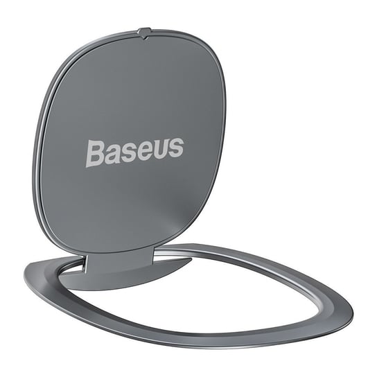 Baseus ultracienki samoprzylepny uchwyt ring podstawka do telefonu srebrny (SUYB-0S) - Srebrny Baseus