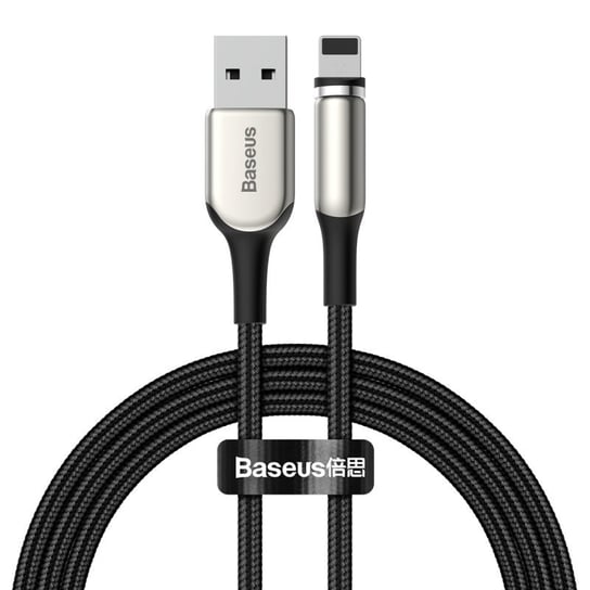 Baseus Zinc magnetyczny kabel USB - Lightning 1,5A 2m czarny (CALXC-I01) - Czarny \ Lightning (męski) || USB Typ A (męski) Baseus