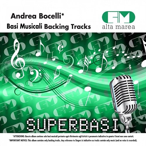 Basi Musicali: Andrea Bocelli (Backing Tracks) Alta Marea