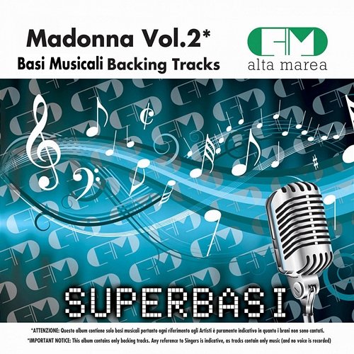 Basi Musicali: Madonna, Vol. 2 (Backing Tracks) Alta Marea
