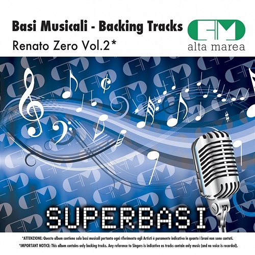 Basi Musicali: Renato Zero, Vol. 2 (Backing Tracks) Alta Marea
