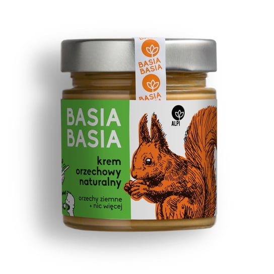 BASIA BASIA, krem orzechowy naturalny, 210 g Basia Basia