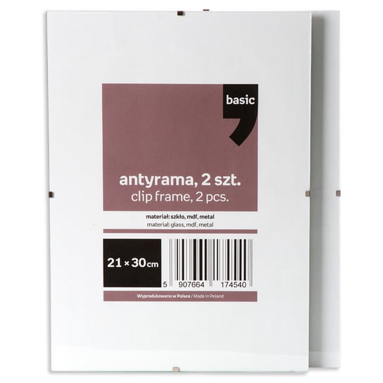 Basic, Antyrama, 21x30 cm, 2 szt. Basic