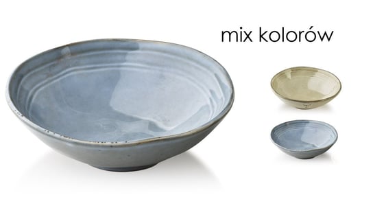 Basic Nature Miska 320Ml 15X15Xh5Cm Mix Kolorów - Niebieski Beżowy Cookini by Mondex