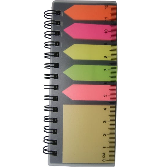 Basic, notatnik z kartkami samoprzylepnymi, 13x5 cm Basic