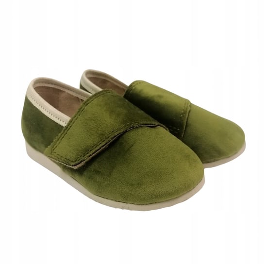 BASIC Olive KAPCIE DO PRZEDSZKOLA BUTY PROFILAKTYCZNE DLA CHŁOPCA DZIEWCZYNKI 24 LEKKIE Slippers Family