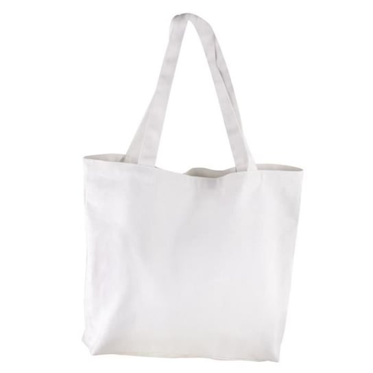Basic Shopper, biały, 46x35cm, 330g-m², torebka z zakładką 1szt. Inna marka