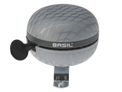 Basil, Dzwonek rowerowy, Noir bell silver metallic, 60 mm Basil