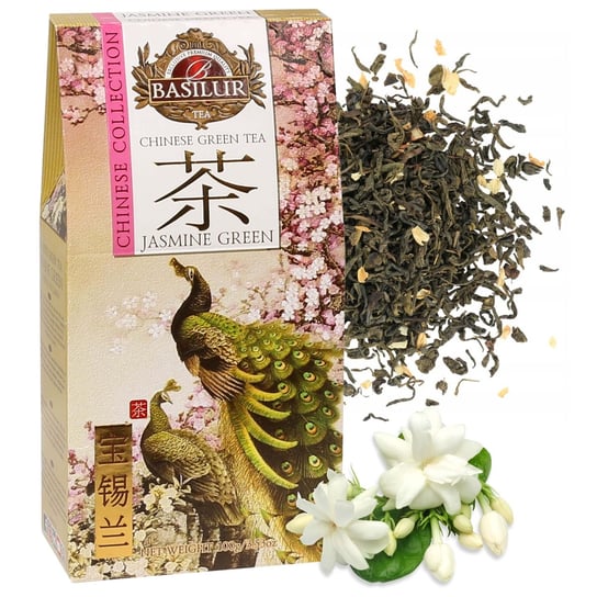BASILUR Chinese Green Tea - Chińska zielona herbata z dodatkiem jaśminu 100 g x1 Basilur