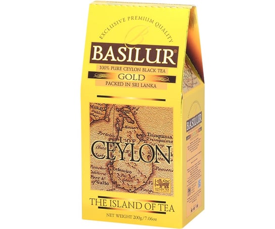 Basilur Gold Herbata Czarna Cejlońska - Liściasta 200 G Basilur