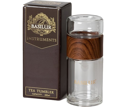 Basilur Tea Tumbler Szklany Zaparzacz Do Herbaty - 280 Ml Basilur