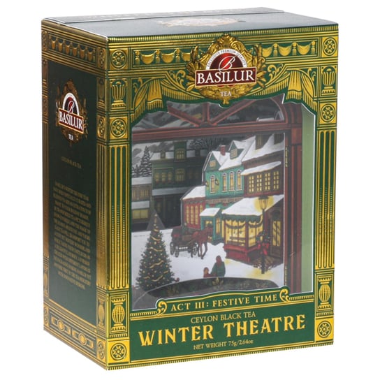 BASILUR Winter Theatre ACT III - Czarna herbata liściasta, cejlońska Orange Pekoe 75g x1 Basilur