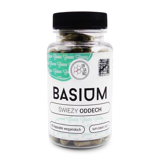 Basium Świeży Oddech Suplement diety, 90 kaps., Organis Organis