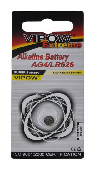 BAT0184 Bateria Vipow Extreme AG4 (1 sztuka/blister) Rebel