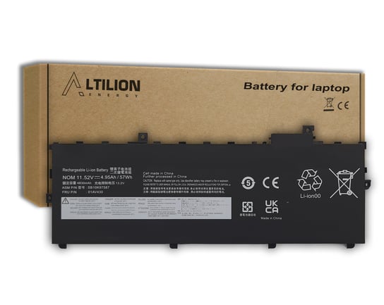 Bateria 01AV430 01AV431 01AV494 01AV429 do Lenovo ThinkPad X1 Carbon ALTILION