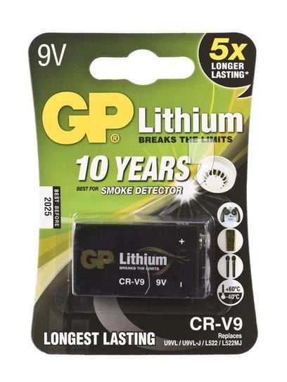 Bateria 9V GP BATTERY CRV9-U1, Li GP Batteries