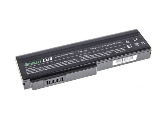 Bateria akumulator Green Cell do laptopa Asus G50 L50 M50 M60 X57 X5M A32-M50 10.8V 9 cell Green Cell