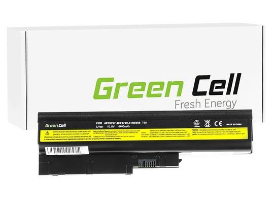 Bateria akumulator Green Cell do laptopa Lenovo IBM Thinkpad T60p T61p R60e R61e R61i 10.8V 6 cell Green Cell