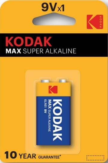 Bateria alkaliczna 6LR61/9V KODAK Max Alkaline 30952850 Kodak