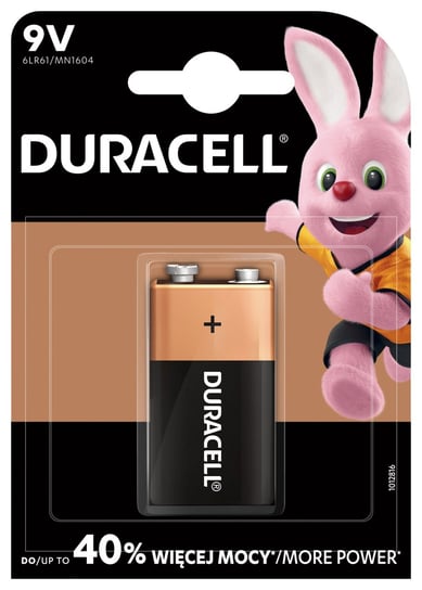 Bateria Alkaliczna 9V Duracell Basic 6Lf22/Mn1604, 1 Szt. Duracell