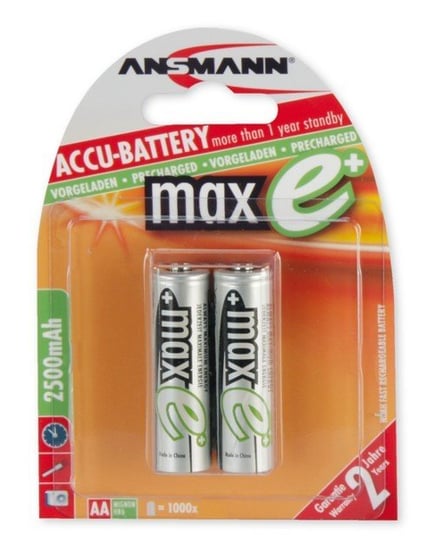Bateria alkaliczna AA ANSMANN Maxe, 2500 mAh, 2 szt. Ansmann