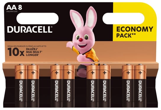 Bateria alkaliczna AA DURACELL Basic LR6, 8 szt. Duracell