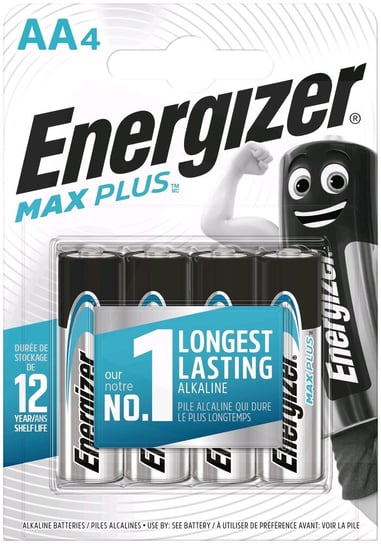 Bateria alkaliczna AA ENERGIZER Max Plus LR6, 4 szt. Energizer