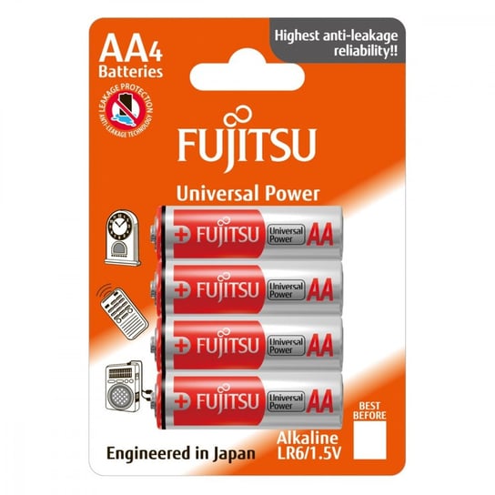 Bateria alkaliczna AA FUJITSU LR6(4B) FU, 4 szt. Fujitsu