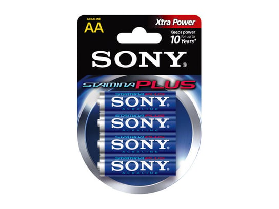Bateria alkaliczna AA SONY Stamina Plus, 4 szt. Sony