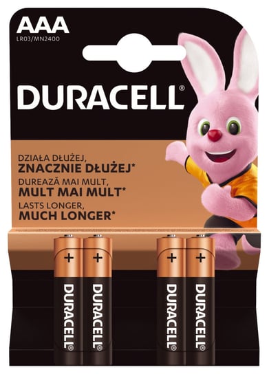 Bateria Alkaliczna Aaa Duracell Basic Lr03/Mn2400, 4 Szt. Duracell