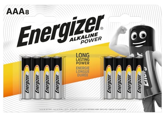 Bateria alkaliczna AAA ENERGIZER Alkaline Power E92, 8 szt. Energizer