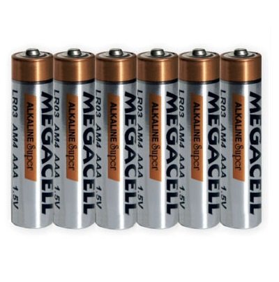 Bateria Alkaliczna Aaa / Lr03 Megacell - 6 Sztuk Inna marka
