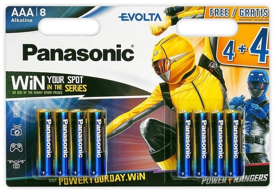 Bateria alkaliczna AAA PANASONIC Evolta, 8 szt. Panasonic
