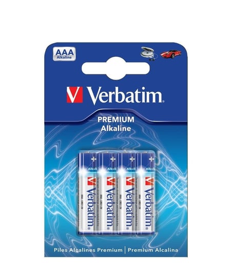 Bateria alkaliczna AAA VERBATIM, 4 szt. Verbatim