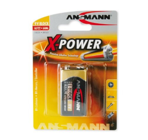 Bateria alkaliczna Ansmann X-Power 1x 9V E-Block (LR9) Ansmann