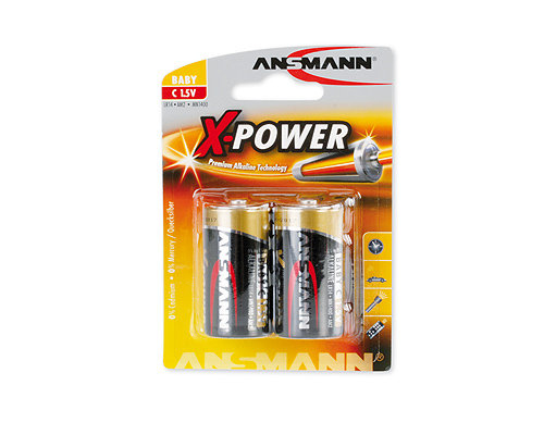 Bateria alkaliczna Ansmann X-Power 2xC (LR14) Ansmann