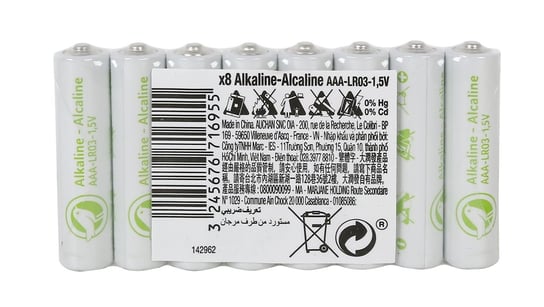 Bateria Alkaliczna Auchan Aaa Lr03 8Szt. Auchan
