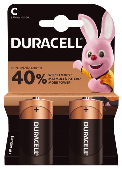 Bateria alkaliczna C DURACELL Basic LR14/MN1400, 2 szt. Duracell