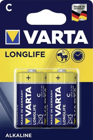 Bateria alkaliczna C VARTA Longlife BAVA 4114LONG, 2 szt. Varta