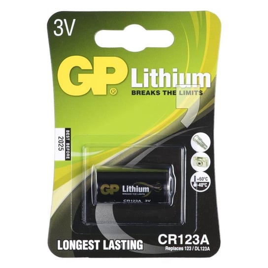Bateria alkaliczna CR123A GP BATTERY Lithium CR123A-U1 GP Batteries