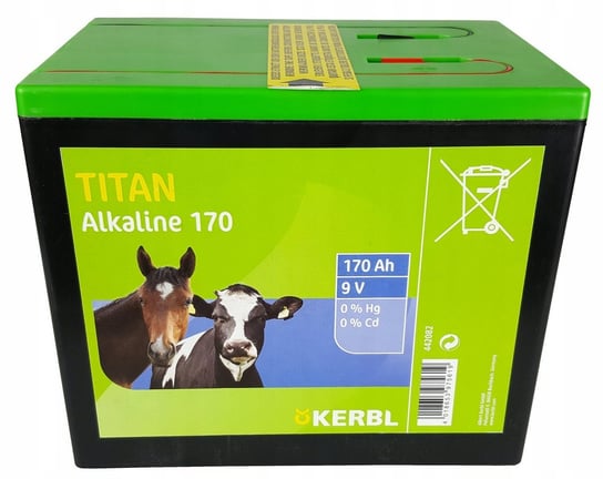 Bateria alkaliczna do elektryzatora TITAN 9V Kerbl KERBL