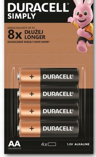 Bateria Alkaliczna Duracell Aaa (R3) 4 Szt. Duracell