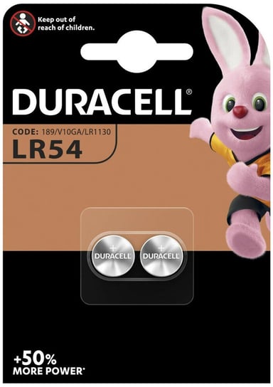 Bateria alkaliczna Duracell G10 / LR54 / 189 / LR1130 - 2 szt. Duracell