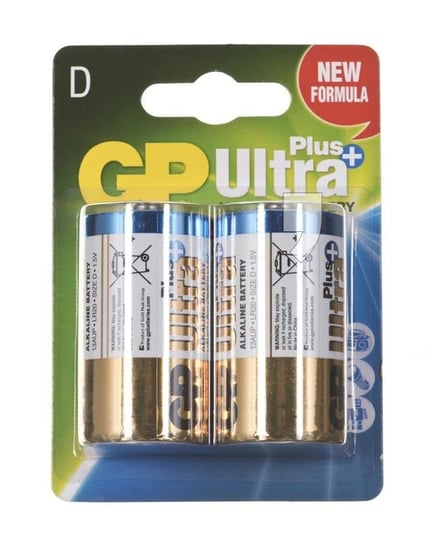 Bateria alkaliczna LR-20 GP BATTERY Ultra Plus 13AUP-U2, 2 szt. GP Batteries