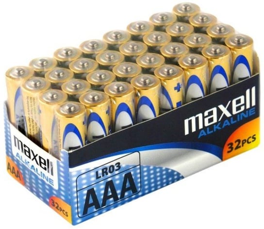 Bateria alkaliczna LR03/AAA MAXELL Alkaline, 32 szt. Maxell