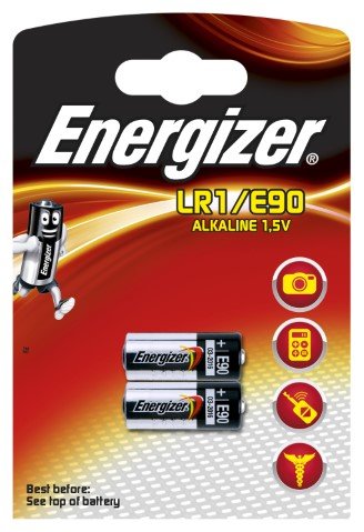 Bateria alkaliczna LR1/E90 ENERGIZER 632698, 2 szt. Energizer
